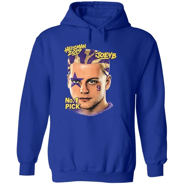 Heisman 2019 Joeyb No 1 Pick Hoodie - Image 7