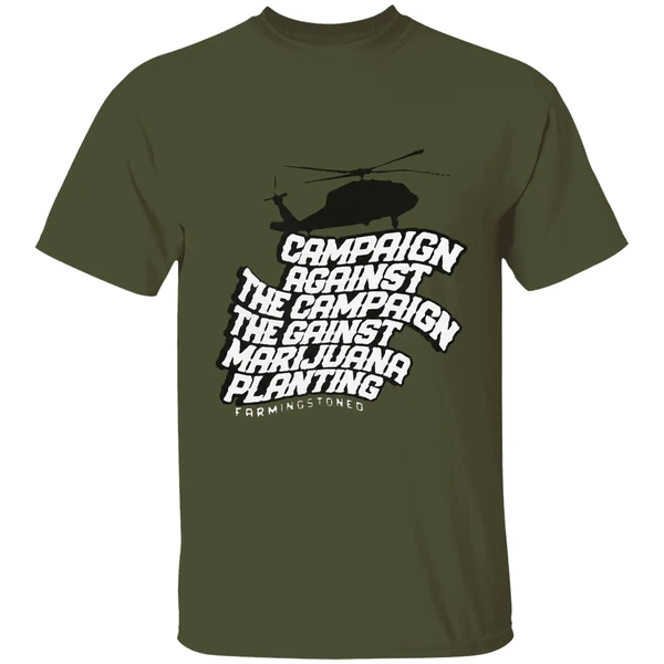 Helicopter Campaign Against The Campaign Against Marijuana Planting Shirt - Image 9