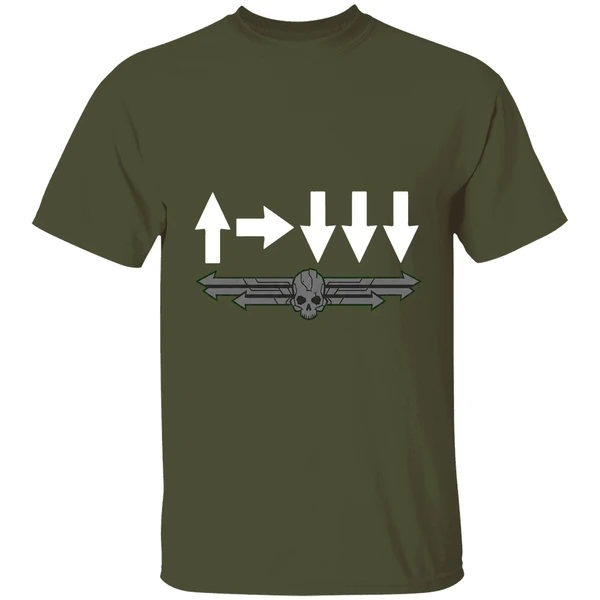 helldivers eagles 500kg bomb code gaming shirt militarygreen