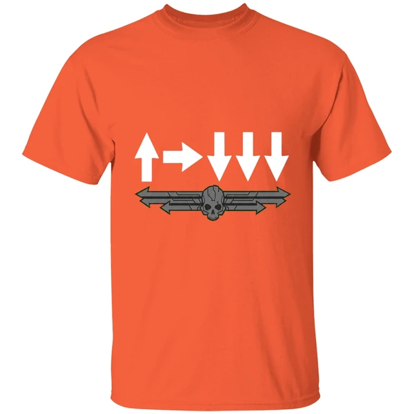 helldivers eagles 500kg bomb code gaming shirt orange