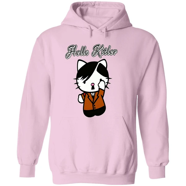 Hello Kitler Set Hitler Hoodie - Image 5