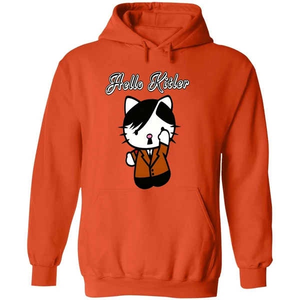 Hello Kitler Set Hitler Hoodie - Image 6