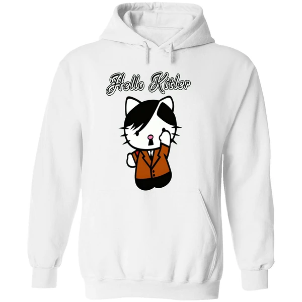 Hello Kitler Set Hitler Hoodie - Image 8