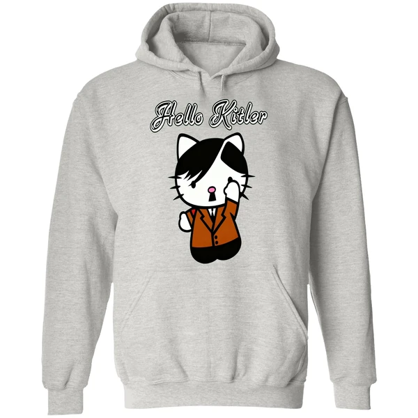 Hello Kitler Set Hitler Hoodie - Image 9