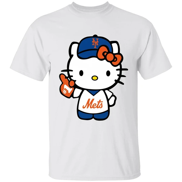 Hello Kitty New York Mets Baseball Shirt