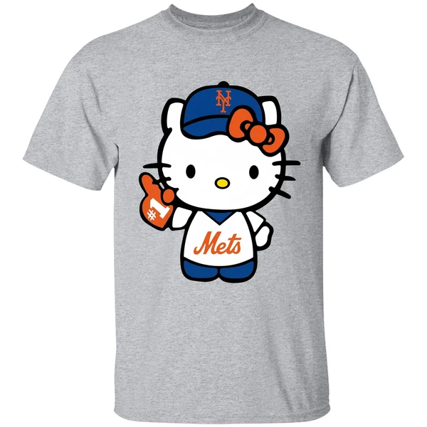 Hello Kitty New York Mets Baseball Shirt - Image 6