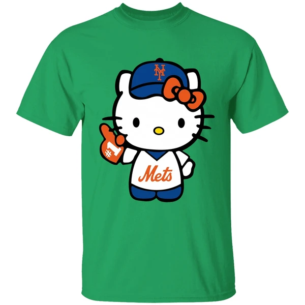 Hello Kitty New York Mets Baseball Shirt - Image 8