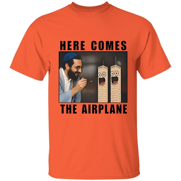 Here Comes The Airplane 9 11 Shirt - Image 3