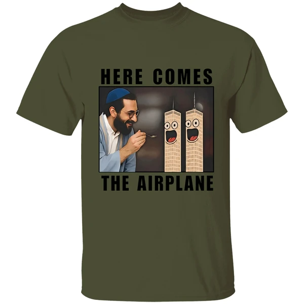 Here Comes The Airplane 9 11 Shirt - Image 9