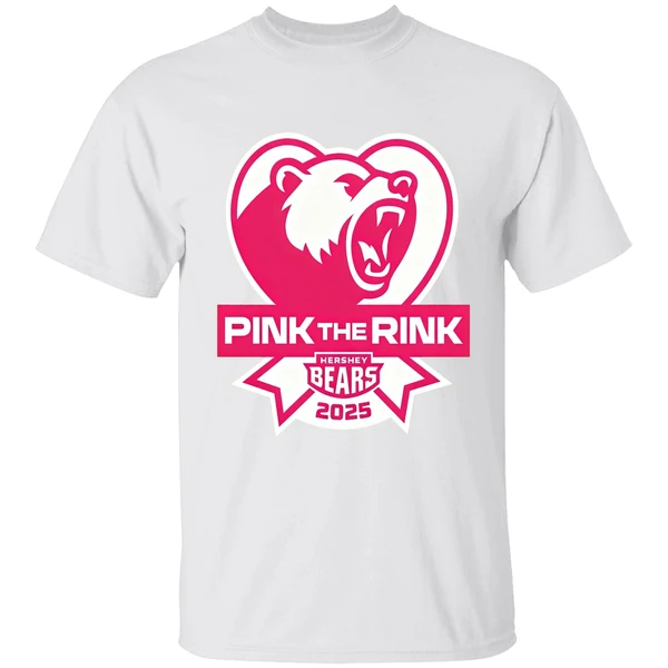 Hershey Bears Pink The Rink Breast Cancer Awareness Shirt