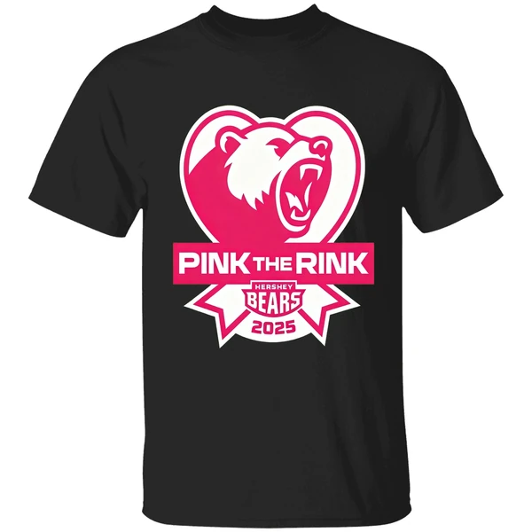 Hershey Bears Pink The Rink Breast Cancer Awareness Shirt - Image 7