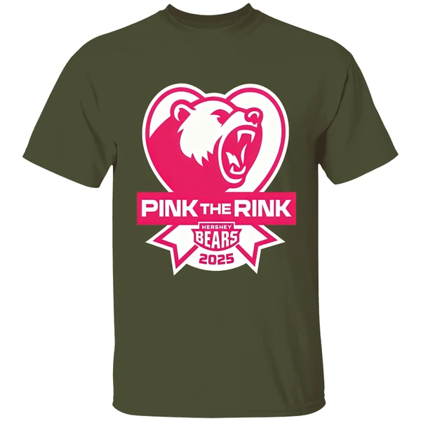 Hershey Bears Pink The Rink Breast Cancer Awareness Shirt - Image 9