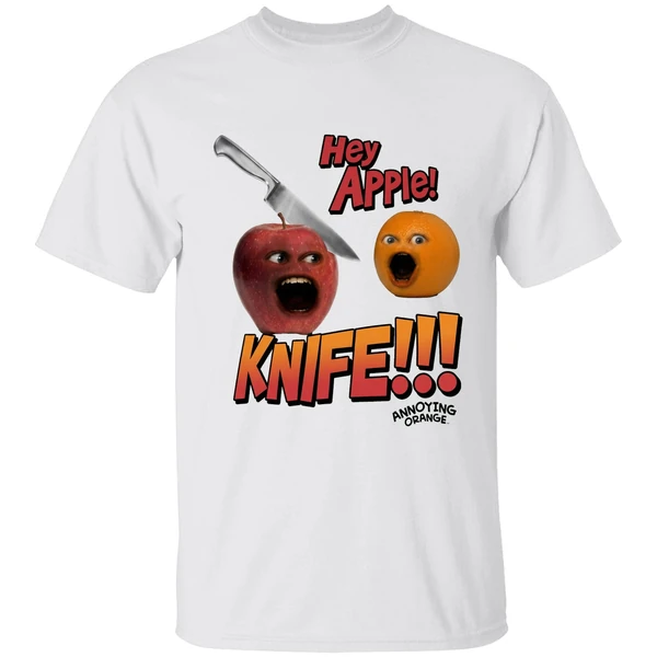 Hey Apple Knife Annoying Orange Shirt