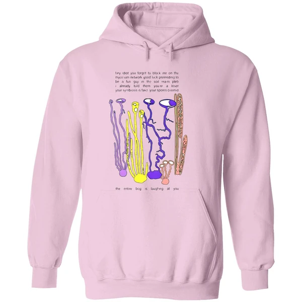 Hey Idiot You Forgot To Block Me On The Mycelium Hoodie - Image 5