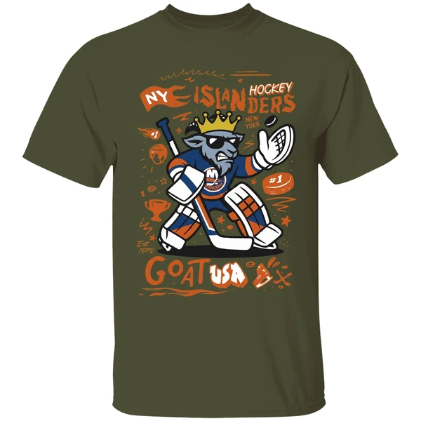 Hockey Ny Islanders Goat Usa Holiday Shirt - Image 4