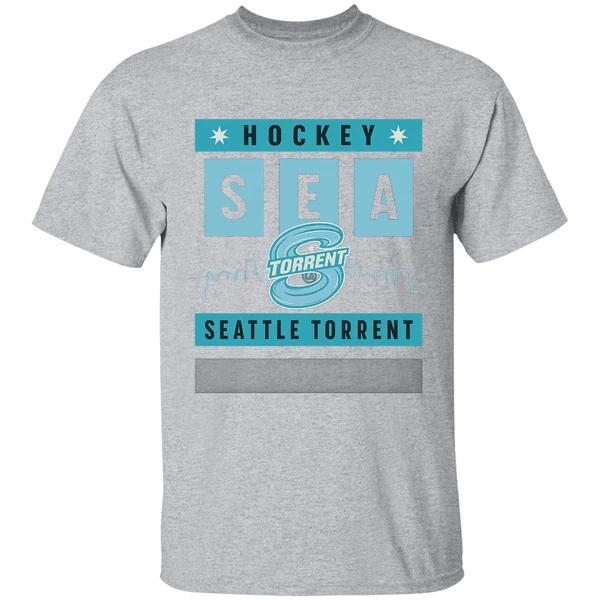 Hockey Sea City Skyline Seattle Torrent Shirt