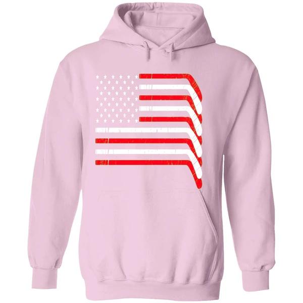 Hockey Stick Usa American Flag 2026 Hoodie - Image 5