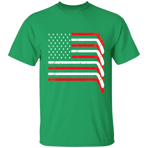 Hockey Stick Usa American Flag 2026 Shirt - Image 2
