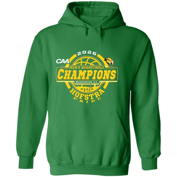 Hofstra University Pride 2026 Caa Mens Basketball Tournament Champions Hoodie - Image 2