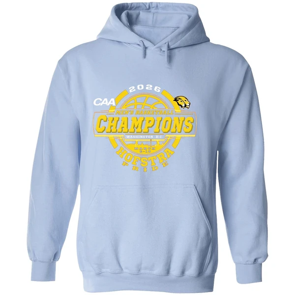 Hofstra University Pride 2026 Caa Mens Basketball Tournament Champions Hoodie - Image 4