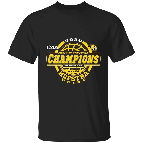 Hofstra University Pride 2026 Caa Mens Basketball Tournament Champions Shirt