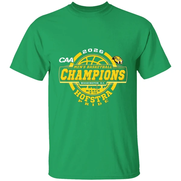 Hofstra University Pride 2026 Caa Mens Basketball Tournament Champions Shirt - Image 2