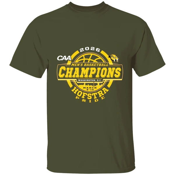 Hofstra University Pride 2026 Caa Mens Basketball Tournament Champions Shirt - Image 4