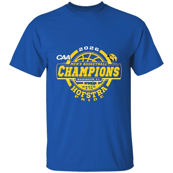 Hofstra University Pride 2026 Caa Mens Basketball Tournament Champions Shirt - Image 8