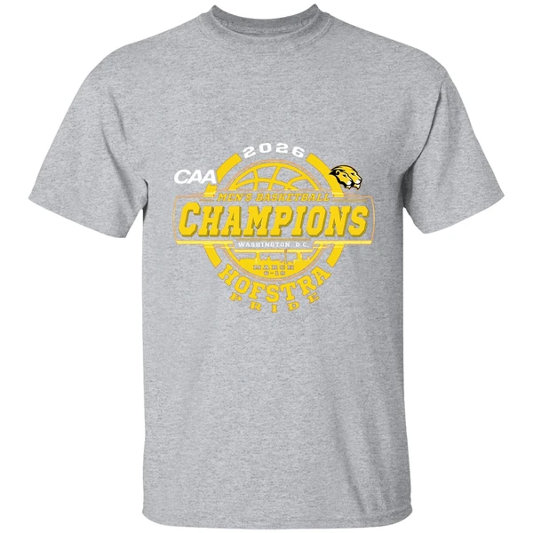 Hofstra University Pride 2026 Caa Mens Basketball Tournament Champions Shirt - Image 9