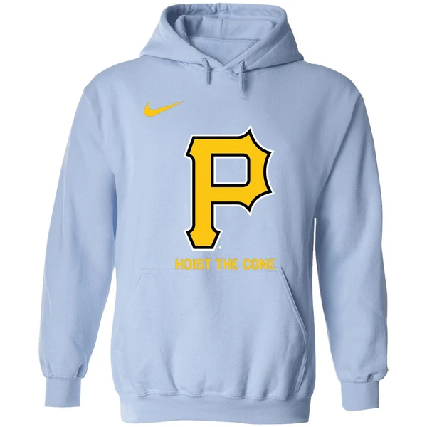 Hoist The Cone Pittsburgh Pirates Nike Logo Hoodie - Image 4