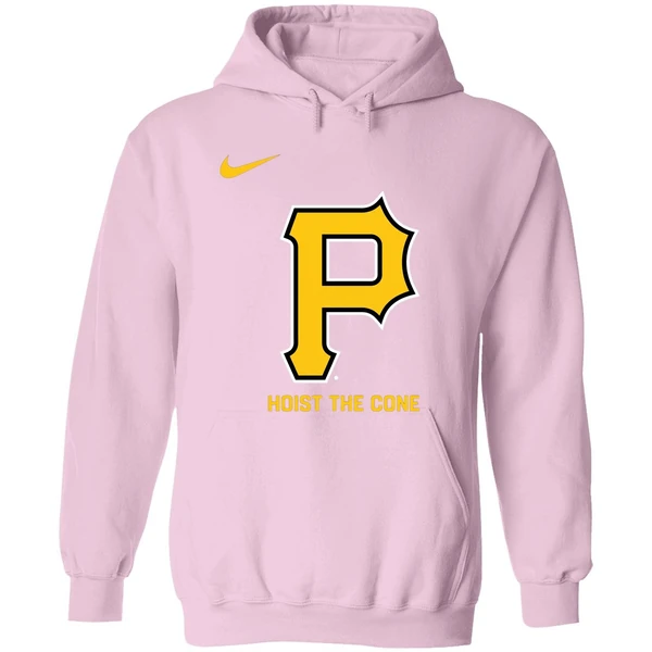 Hoist The Cone Pittsburgh Pirates Nike Logo Hoodie - Image 5