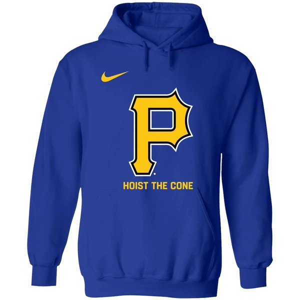 Hoist The Cone Pittsburgh Pirates Nike Logo Hoodie - Image 7