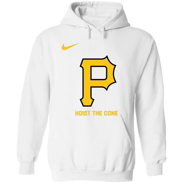 Hoist The Cone Pittsburgh Pirates Nike Logo Hoodie - Image 8