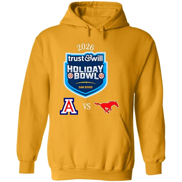 Holiday Bowl 2026 Arizona Vs Smu Hoodie