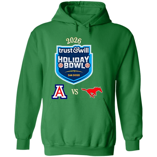 Holiday Bowl 2026 Arizona Vs Smu Hoodie - Image 2