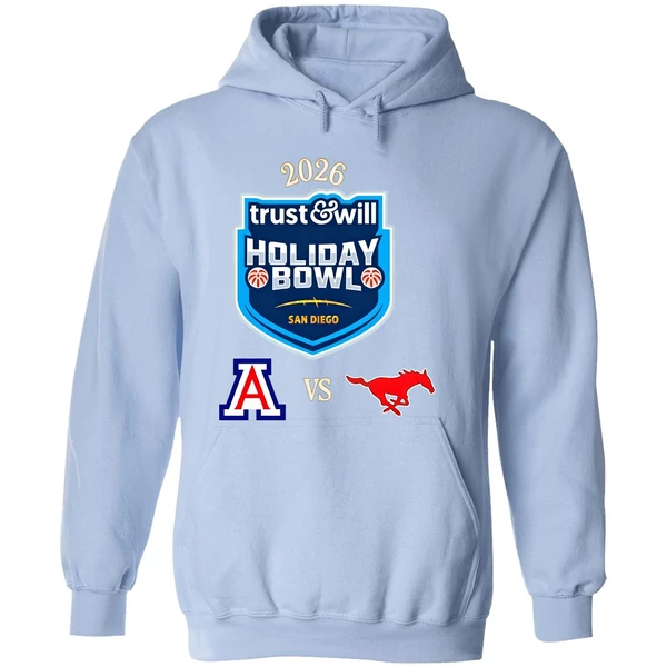 Holiday Bowl 2026 Arizona Vs Smu Hoodie - Image 4