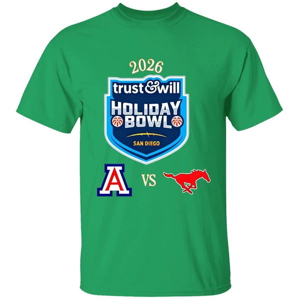 Holiday Bowl 2026 Arizona Vs Smu Shirt - Image 2
