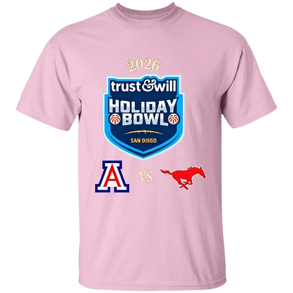 Holiday Bowl 2026 Arizona Vs Smu Shirt - Image 3