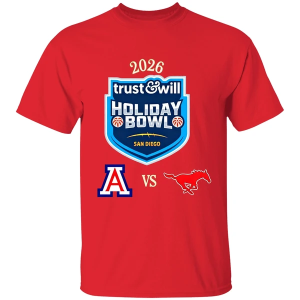 Holiday Bowl 2026 Arizona Vs Smu Shirt - Image 7
