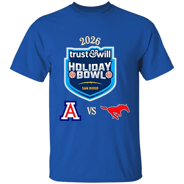 Holiday Bowl 2026 Arizona Vs Smu Shirt - Image 8