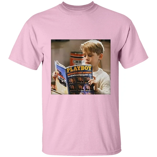 Home Alone Kid Reading Playboy Meme Shirt Home Alone Kid Reading Playboy Meme Shirt