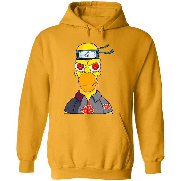 Homer Uchiha Simpson Cartoon Hoodie