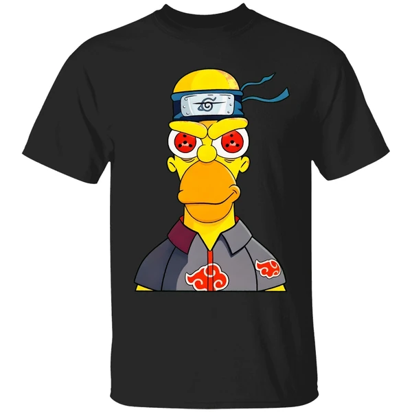 Homer Uchiha Simpson Cartoon Shirt
