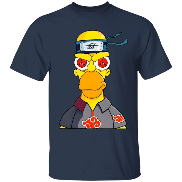 Homer Uchiha Simpson Cartoon Shirt - Image 5
