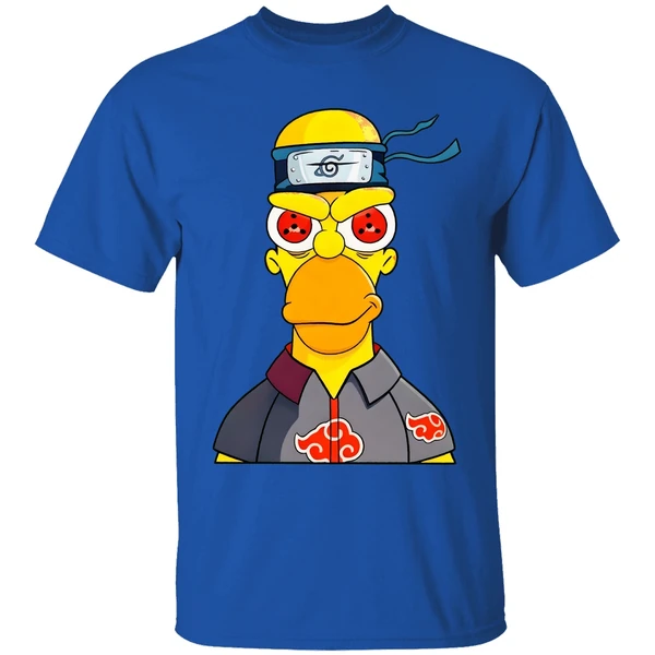 Homer Uchiha Simpson Cartoon Shirt - Image 8
