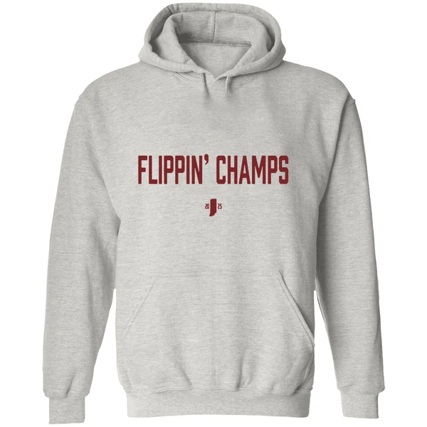Hoosiers Flippin Champs Hoodie - Image 9