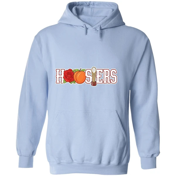Hoosiers Rose Peach And College Football Trophy Hoodie - Image 4
