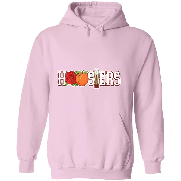 Hoosiers Rose Peach And College Football Trophy Hoodie - Image 5