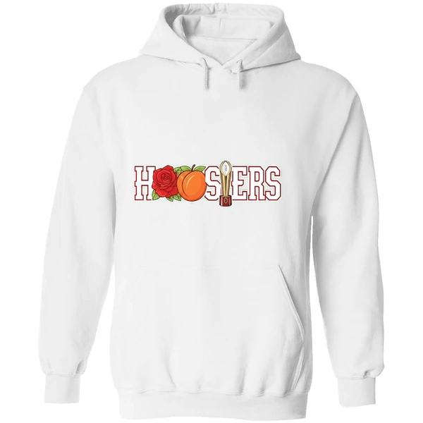 Hoosiers Rose Peach And College Football Trophy Hoodie - Image 8