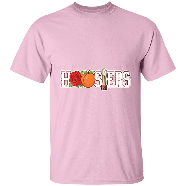 hoosiers rose peach and college football trophy shirt lightpink